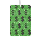 Désodorisant Pour Voiture Panneau Dollar Noir Argent Entrepreneur Wall Stree (Dos)