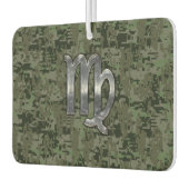 Désodorisant Pour Voiture Panneau Virgo Zodiac sur Camion numérique vert mil (Gauche)