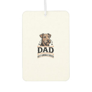 Désodorisant Pour Voiture Papa Airedale Terrier T-shirt vintage pour papa ch