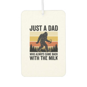 Désodorisant Pour Voiture Papa drôle est revenu avec le T-shirt vintage lait