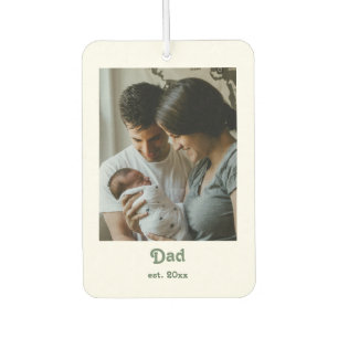 Désodorisant Pour Voiture Papa Est Première Photo de Famille pour la Fête de