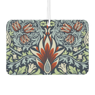 Désodorisant Pour Voiture Papier peint floral Morris Navy Blue Snakeshead