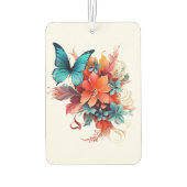 Désodorisant Pour Voiture Papillon et fleurs (Dos)