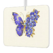 Désodorisant Pour Voiture Papillon saphir à fleurs (Gauche)