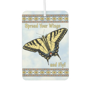 Désodorisant Pour Voiture Papillon Southwest Swallowtail Blue Sky Custom