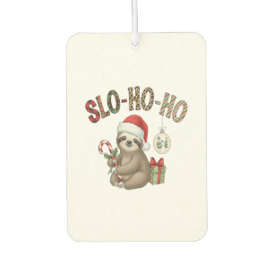 Désodorisant Pour Voiture Paresseux de Noël Slo Ho Ho