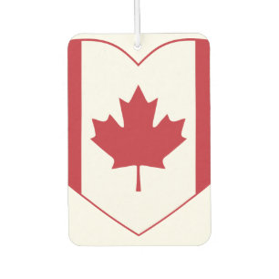 Désodorisant Pour Voiture Parfum d'ambiance de voiture de coeur de drapeau