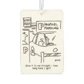 Désodorisant Pour Voiture Parking Hôpital Thème Café Mug (Dos)