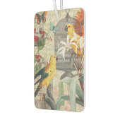 Désodorisant Pour Voiture Parrot Jaune Tropical Antique Fleur (Gauche)