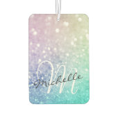 Désodorisant Pour Voiture Parties scintillant Bokeh Glamour Élégant (Dos)