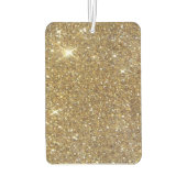 Désodorisant Pour Voiture Parties scintillant Or de luxe - Image imprimée (Dos)