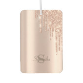 Désodorisant Pour Voiture Parties scintillant rose Gold (Devant)