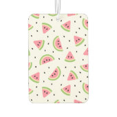 Désodorisant Pour Voiture Pastèque rose, Graines de pastèque, Motif d'été (Dos)