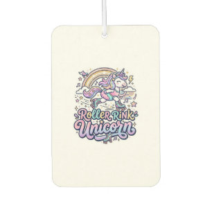 Désodorisant Pour Voiture Patinoire Licorne Autocollant Vectoriel Premium Li