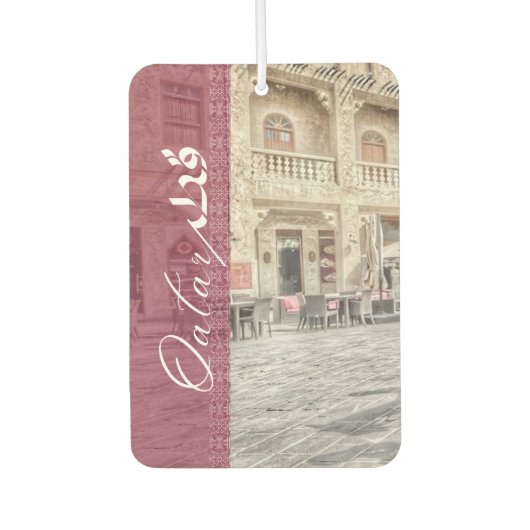 Désodorisant Pour Voiture Patrimoine du Qatar (Devant)