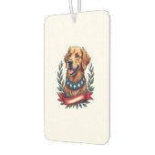 Désodorisant Pour Voiture Patriotic Golden Retriever Americana Art Tee 2 (Gauche)