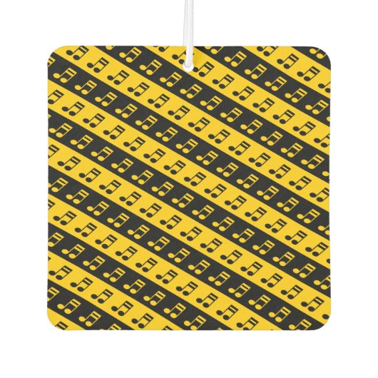 Désodorisant Pour Voiture Patters de Black & Yellow (Devant)