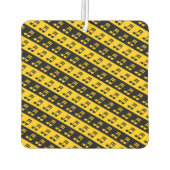 Désodorisant Pour Voiture Patters de Black & Yellow (Dos)