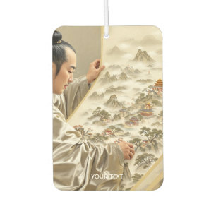 Désodorisant Pour Voiture Paysage de peintre japonais mignon fantastique