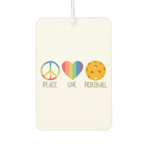 Désodorisant Pour Voiture Peace Love Pickleball