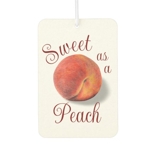 Désodorisant Pour Voiture Peach Car Air Freshener (Devant)