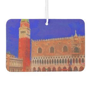 Désodorisant Pour Voiture Peinture carrée de Piazzetta de St Mark