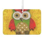 Désodorisant Pour Voiture Peinture de hibou (Dos)