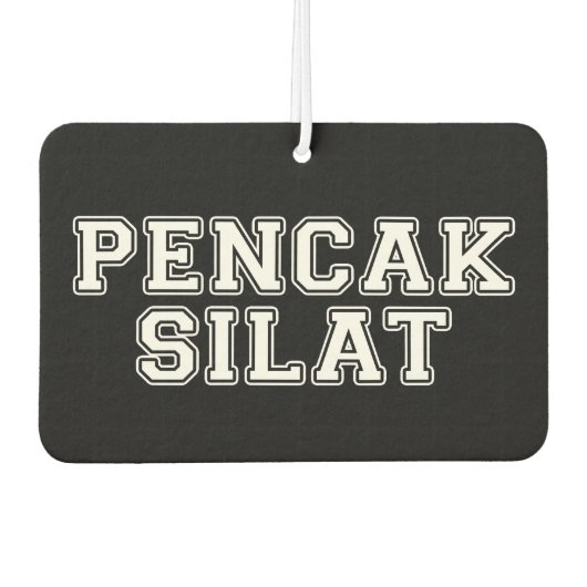 Désodorisant Pour Voiture Pencak Silat (Devant)