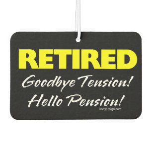 Désodorisant Pour Voiture Pension de Hellow à la retraite (Sombre)