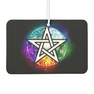 Désodorisant Pour Voiture pentagramme du Wiccan