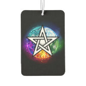 Désodorisant Pour Voiture pentagramme du Wiccan (Dos)