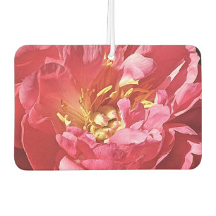Désodorisant Pour Voiture Peony rose, Freshener d'air de coeur