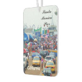 Désodorisant Pour Voiture PÈRE NOËL MONICA PIER, coque CALIFORNIEN (Gauche)