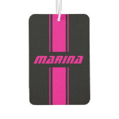 Désodorisant Pour Voiture personalized black and pink Set of Car Mats (Dos)