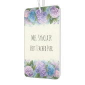Désodorisant Pour Voiture Personalized Hydrangea Teacher Thank You (Gauche)