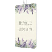 Désodorisant Pour Voiture Personalized Lavender Flowers Teacher Appreciation (Gauche)