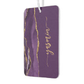 Désodorisant Pour Voiture Personalized Signature Purple Gold Agate (Gauche)