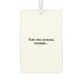 Désodorisant Pour Voiture Personnalisé Bostin Maman Pays Noir (Dos)