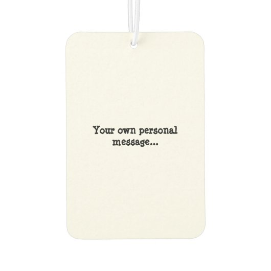 Désodorisant Pour Voiture Personnalisé Bostin Maman Pays Noir (Dos)