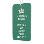 Désodorisant Pour Voiture Personnalisé Funny Conserver calme Emerald Green C (Gauche)