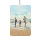 Désodorisant Pour Voiture Personnalisez votre photo Air Freshener avec du te (Dos)