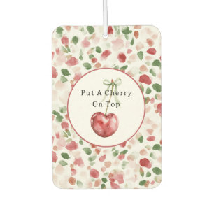 Désodorisant Pour Voiture Pétales de pomme rouge cerise verte