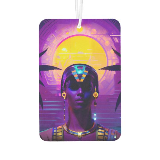 Désodorisant Pour Voiture Pharaon Synthwave (Dos)