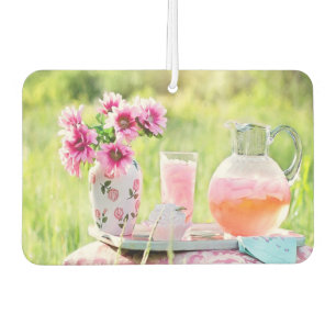 Désodorisant Pour Voiture Photo citronnée rose