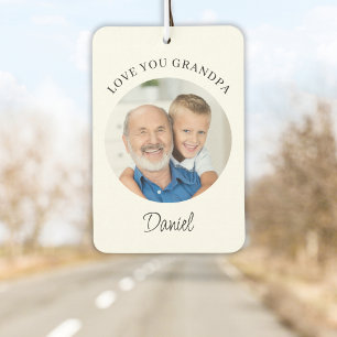 Désodorisant Pour Voiture Photo d'amour pour papi