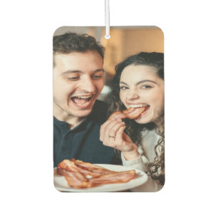 Désodorisant Pour Voiture Photo de bacon à manger Personnaliser