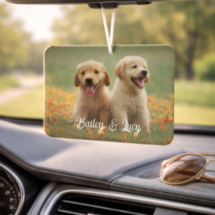 Désodorisant Pour Voiture Photo de compagnie personnalisable avec texte de n