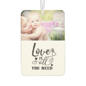 Désodorisant Pour Voiture Photo de Custo | Fait avec amour (Dos)