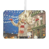 Désodorisant Pour Voiture Photo de famille de Noël personnalisée Voiture cad (Dos)