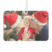 Désodorisant Pour Voiture Photo de famille de Noël personnalisée Voiture cad (Devant)